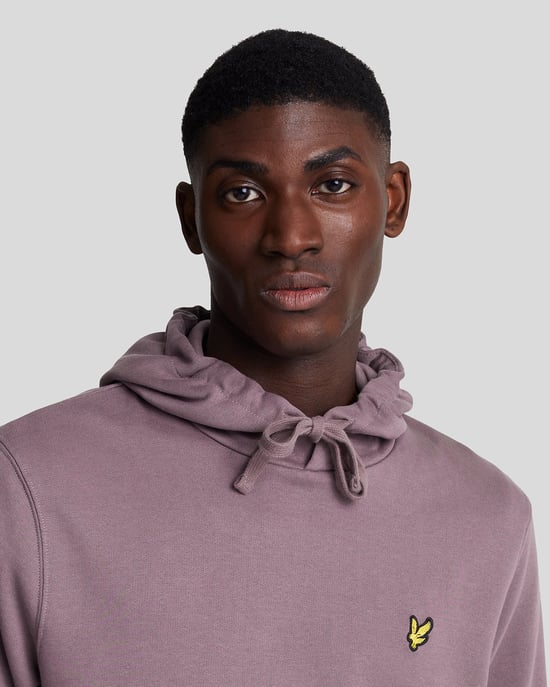 Lyle & Scott Branded Highland Mauve sudadera con capucha morada - Image 4