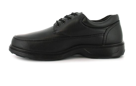 Mens/Gents Black Lace Up Comfort Fit Casual Shoes. Wider Fitting.