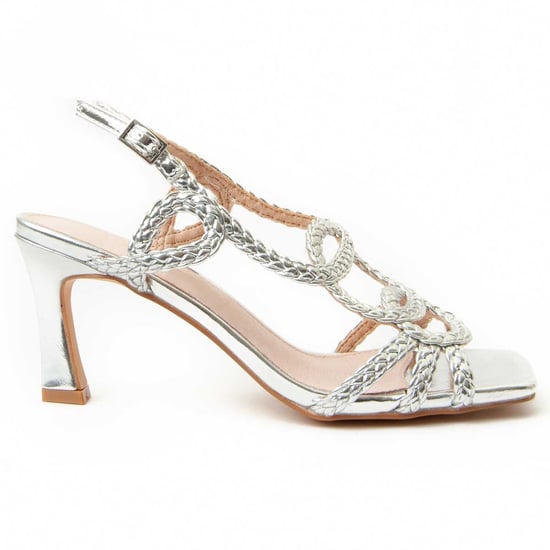 Sandalía de Tacón Montevita Sandal21 en Plata - Image 2