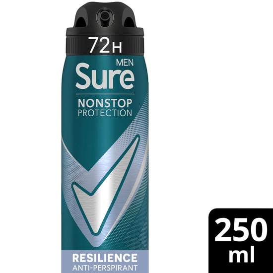 Sure Men Resilience Deodorant Spray with 72H Nonstop Protection 250ml, 3 Pack
