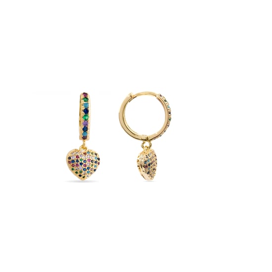 Luxenter Lethrax earrings finished in 18k gold