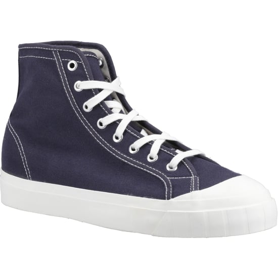 Superga 3192 Campionato Basket 100% Cotton Men's Blue Grey Dark Boots - Image 1