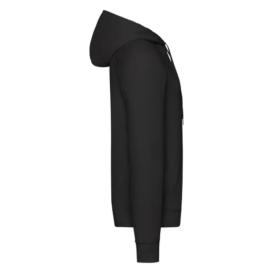 Fruit Of The Loom Unisex Adult Lightweight Hooded Sweatshirt (Black) - Image 3