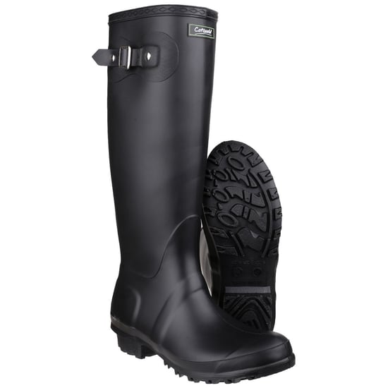 Cotswold Sandringham Buckle-Up Womens Wellington Boots (Black) - Image 4