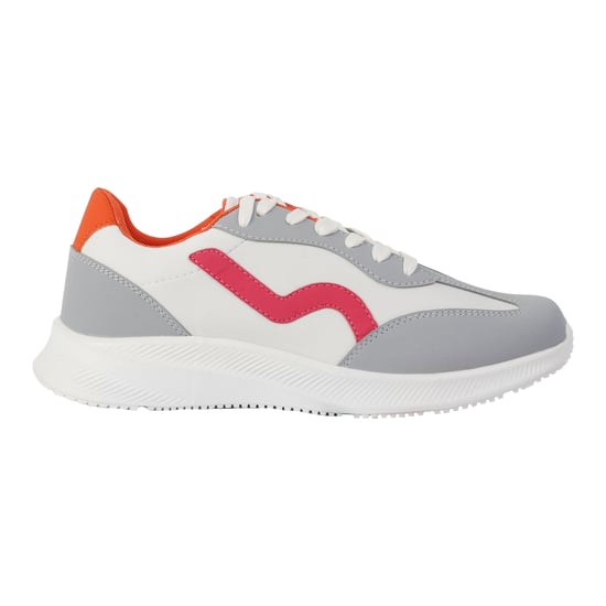 Regatta Womens/Ladies Marine Retro Trainers (Snow White/Pink Potion)