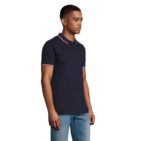 SOLS Mens Prestige Polo Shirt (French Navy) - Image 3