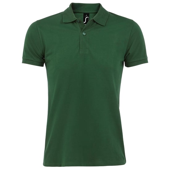 SOLS Mens Perfect Pique Short Sleeve Polo Shirt (Bottle Green)