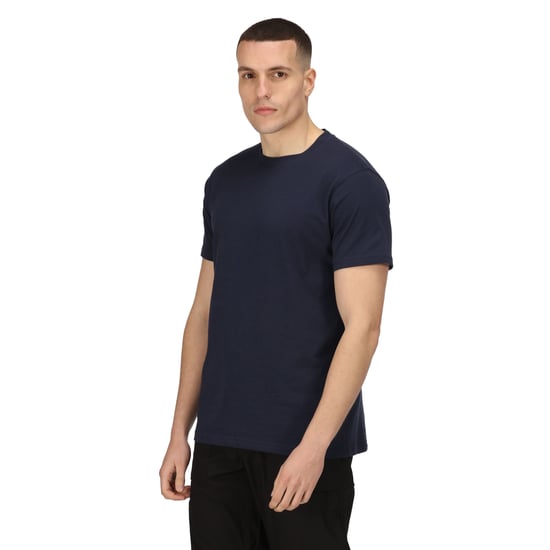 Regatta Mens Pro Cotton Soft Touch T-Shirt (Navy)