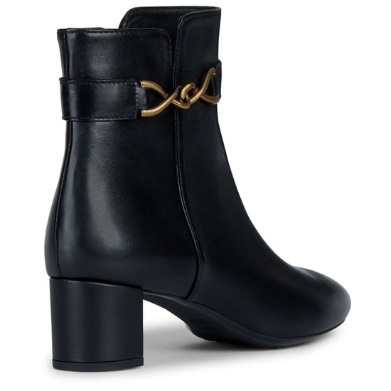 Geox D Pheby Leather Women's Black Boots - Image 2