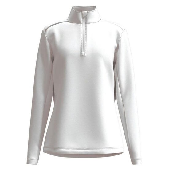 Forelson Womens/Ladies Broadway Quarter Zip Golf Base Layer Top (White) - Image 1