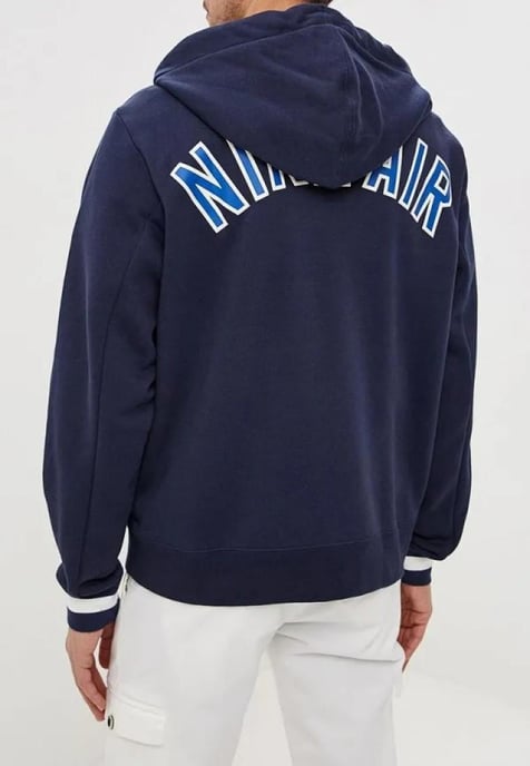 Conjunto de chándal completo con cremallera en azul marino para hombre Nike Air - Image 3