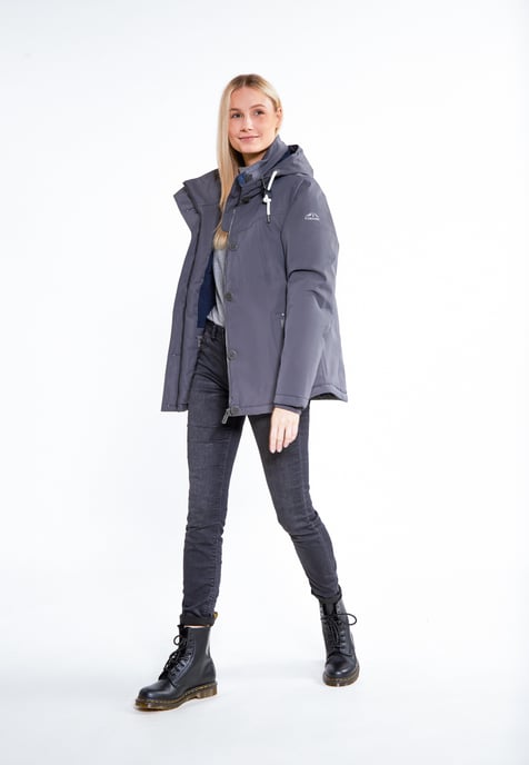 ICEBOUND Winter jacket women stone grey - Image 2