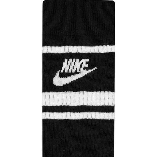 Nike DX5089 Unisex Dri-FIT Sportswear Everyday Essential Crew Socks (6 Pair) Black