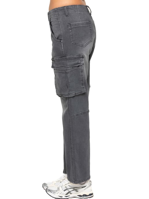 Enzo | Vaqueros cargo de pierna recta para mujer - Image 3