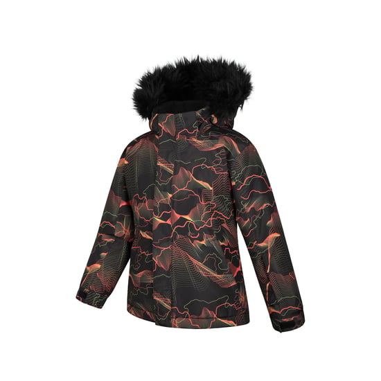 Mountain Warehouse Childrens/Kids Berg Abstract Ski Jacket (Black)