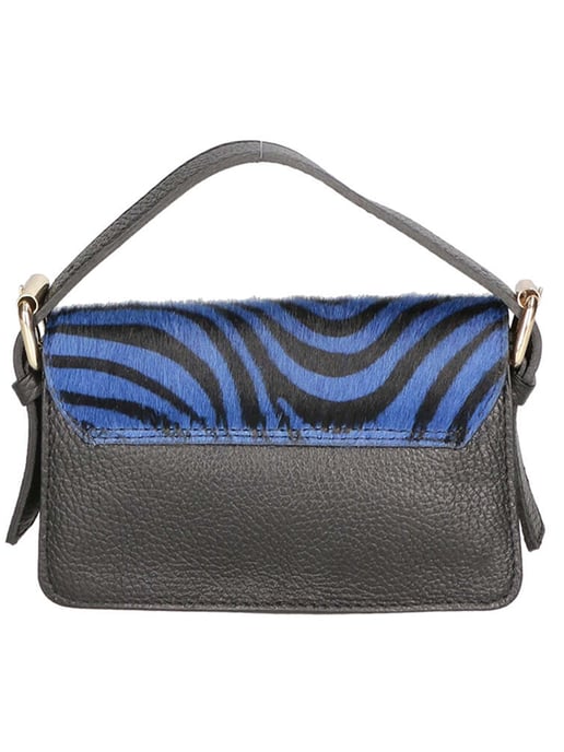 Gave Lux Clutch bag women ZEBRA BLU