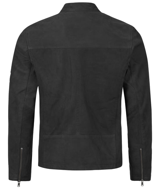 Rock Creek Lederjacke Schwarz