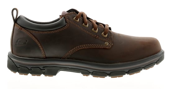 Skechers Segment Rilar Mens Leather Casual Shoes Brown