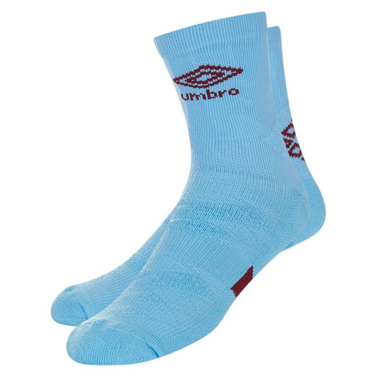 Umbro Mens Protex Gripped Ankle Socks (Sky Blue/New Claret) - Image 1