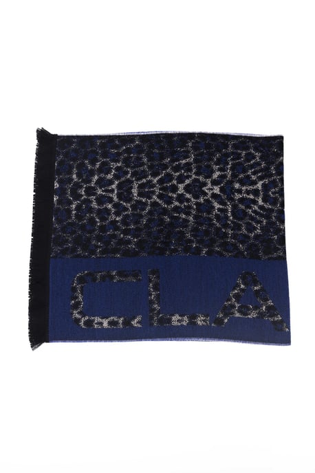 Bufanda de lana azul para hombre Cavalli Class - Image 1