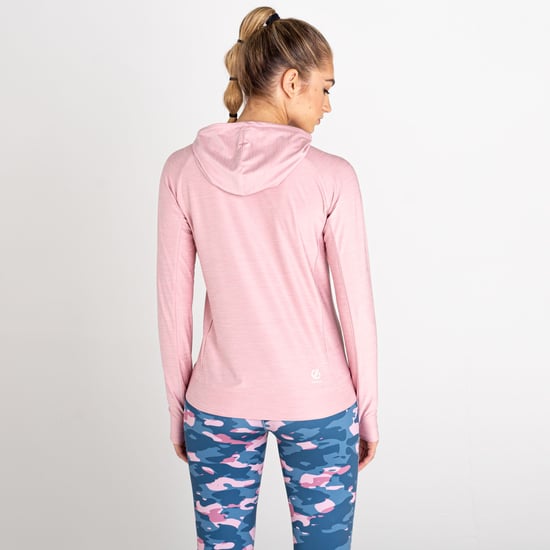 Dare 2B Womens/Ladies Sprint City Lightweight Hoodie (Powder Pink) - Image 5