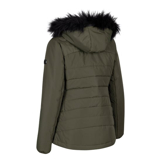 Trespass Womens/Ladies Translate Padded Jacket (Dark Vine) - Image 2