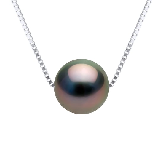 DIADEMA - Necklace - Tahitian Pearl - Silver