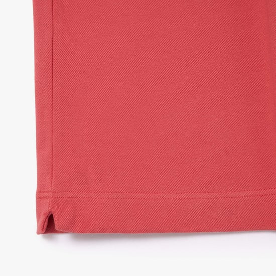 Women's Lacoste Oversized Cotton Sweatshirt in Red