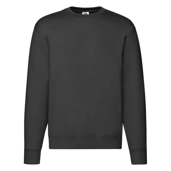 Fruit of the Loom Mens Premium Drop Shoulder Sweatshirt (Black) - Image 1
