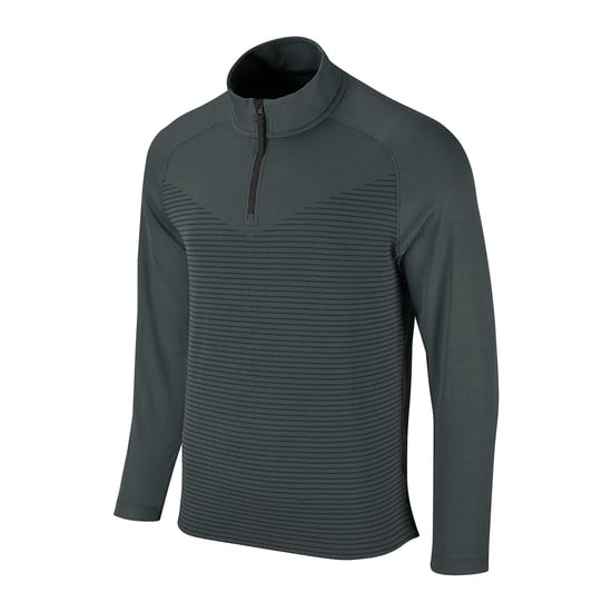 Nike Mens Vapor Half Zip Top (Dark Smoke Grey/Black) - Image 3