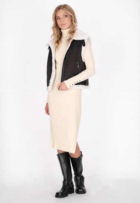 Dreimaster Vest women dark brown - Image 2