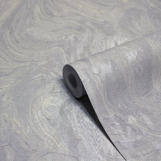 Papel Tapiz de Vinilo Metálico de Mármol - Image 1