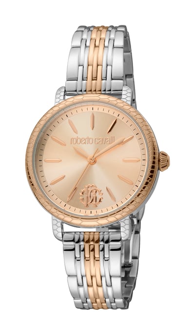 RC5L034M0095 Roberto Cavalli 4894626189777 Reloj de Cuarzo para Mujer en Acero Inoxidable Rosa Dorado 5 ATM 32 mm - Image 1