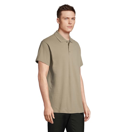 SOLS Mens Spring II Polo Shirt (Khaki Green) - Image 3