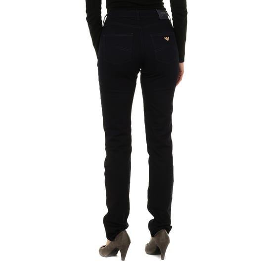 Long stretch fabric pants 6Y5J18-5DXIZ woman