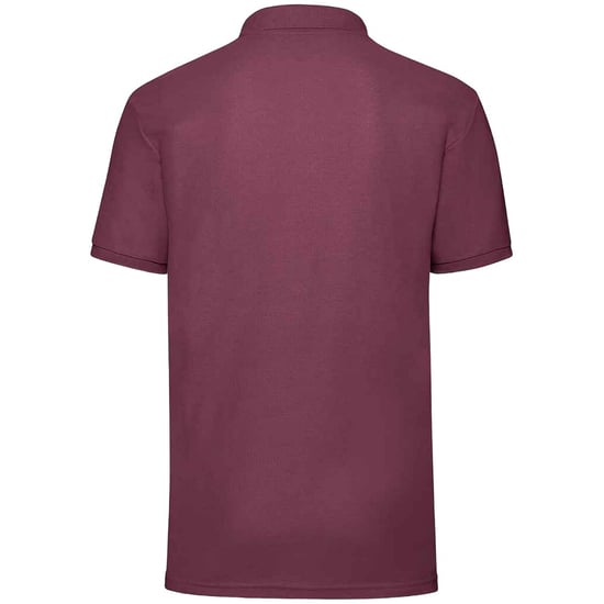 Fruit of the Loom Mens 65/35 Polo Shirt (Burgundy) - Image 2