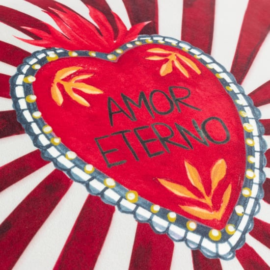 Funda de Cojín de Terciopelo Piped Amor Eterno - Image 4