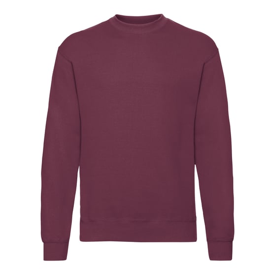 Fruit Of The Loom Mens Classic Drop Shoulder Sweatshirt (Burgundy) - Image 1