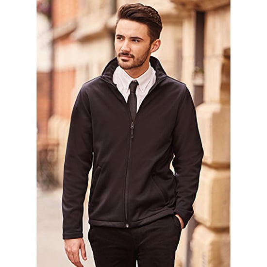 Russell Mens Smart Softshell Jacket (Black) - Image 3