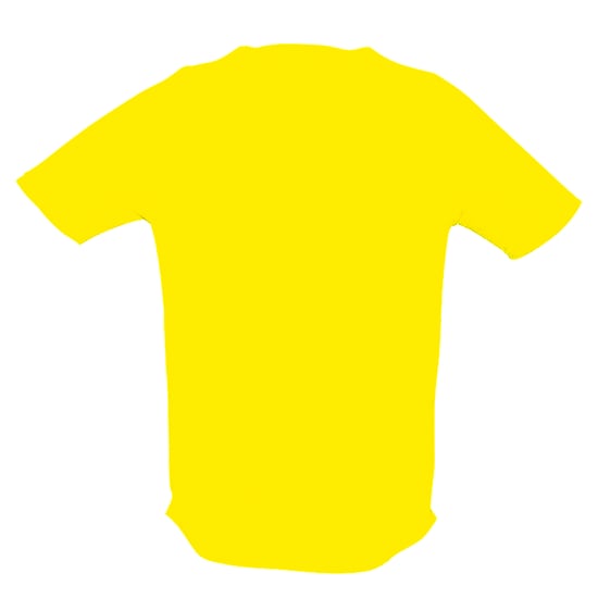 SOLS Mens Sporty Short Sleeve Performance T-Shirt (Lemon) - Image 2