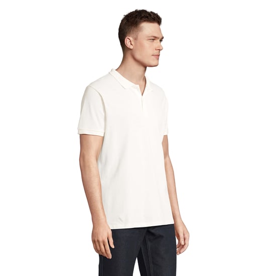 SOLS Mens Planet Polo Shirt (Off White) - Image 3