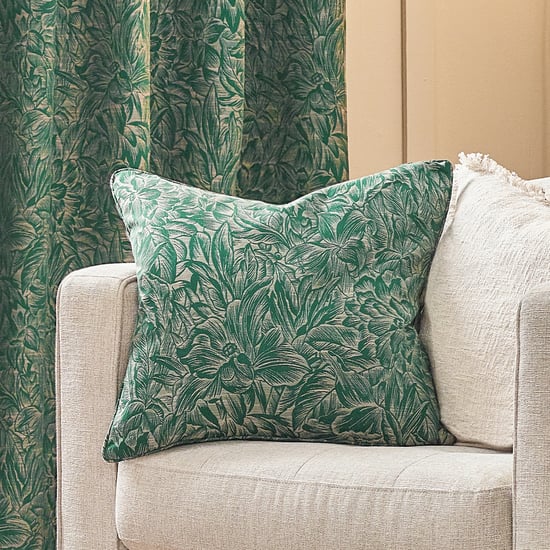 Wylder Nature Grantley Jacquard Piped Polyester Filled Cushion