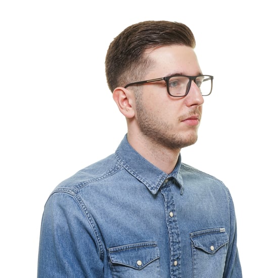 Porsche Design Square Brown Mens  Glasses Frames