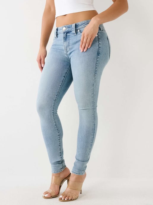 Jennie Mid Rise Curvy Skinny in Peak Spot