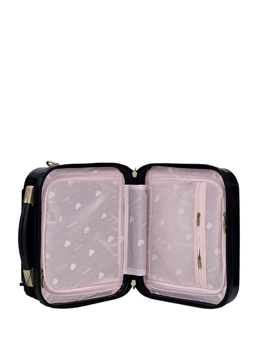 Hard Shell Black Luggage Cosmetic Bag