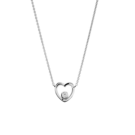 Orphelia 'Mila' Women's 925 Sterling Silver Set: Necklace + Earrings - Silver SET-7484 - Image 2