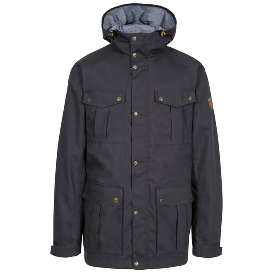 Trespass Mens Raharra Waterproof Jacket (Dark Grey) - Image 1