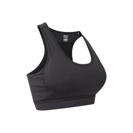 Mountain Warehouse Womens/Ladies Motion Mesh Sports Bra (Jet Black) - Image 4
