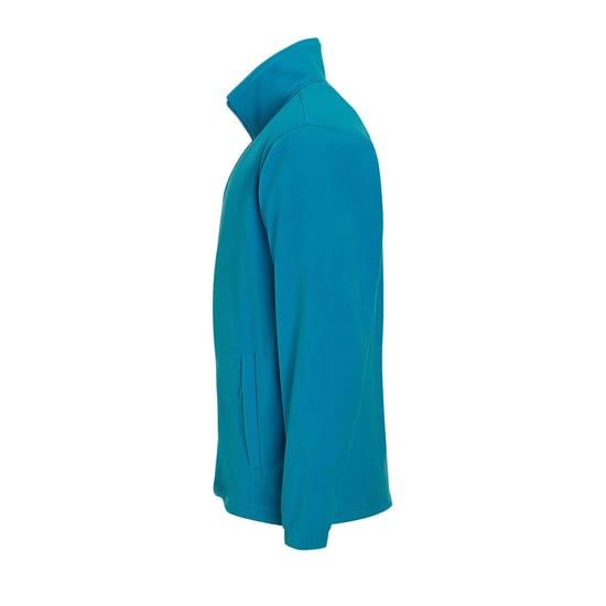 SOLS Mens North Full Zip Outdoor Fleece Jacket (Aqua) - Image 3