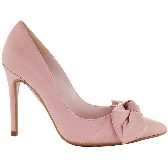 Ted Baker Hyana Moire Bow Womens Pink Court Shoes - Image 1